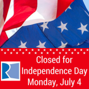 Closed July Fourth