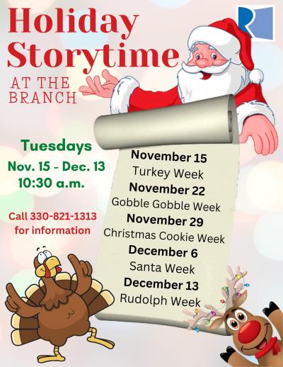 Holiday Storytime at The Branch