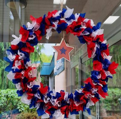 Patriotic wreath