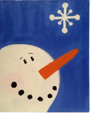 Snowman Painting